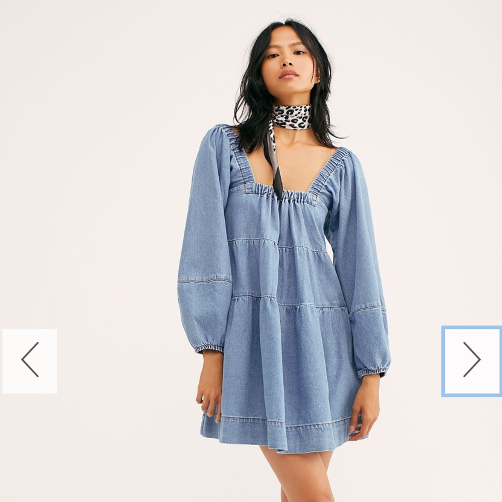 Free people Lou Jean babydoll dress